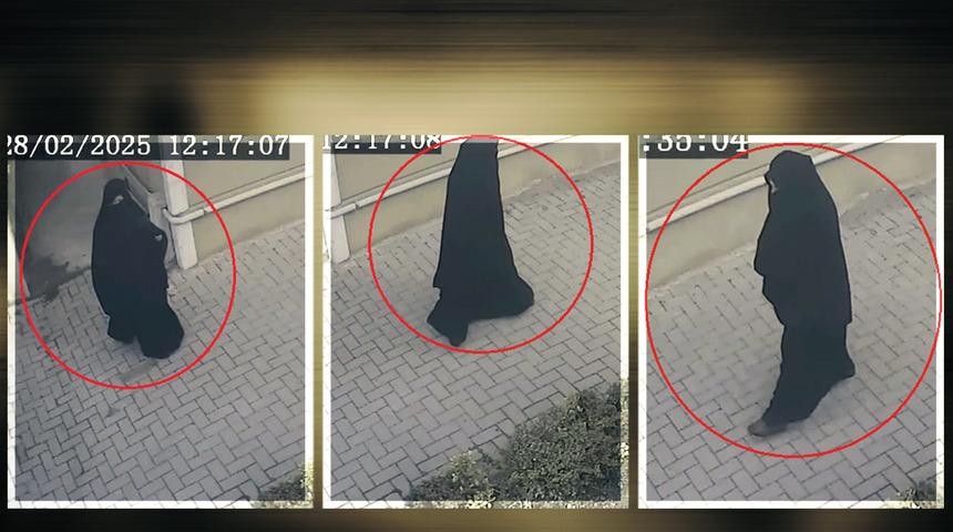 Çarşaflı hırsız kardeşi çıktı! Mescitte kıyafet değiştirmiş: Ablasının evinden 1 milyon liralık ziynet eşyası çaldı, kameraya yansıdı