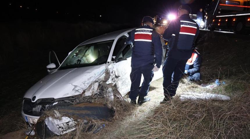 Aksaray'da feci kaza: 1 ölü, 2 yaralı