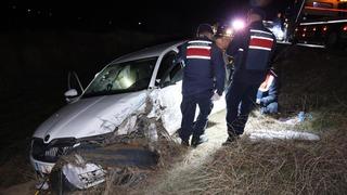 Aksaray'da feci kaza: 1 ölü, 2 yaralı