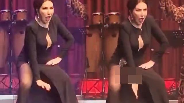 Nükhet Duru dans ederken eğilince olanlar oldu! Sosyal medyanın fena diline düştü