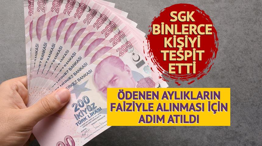 SGK harekete geçti! Maaş alabilmek için yaptılar... Faiziyle geri alınacak