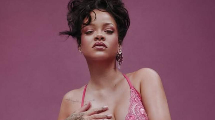 Rihanna doğum fotoğraflarını paylaştı: İnci ve güneş gözlükleriyle doğurdum