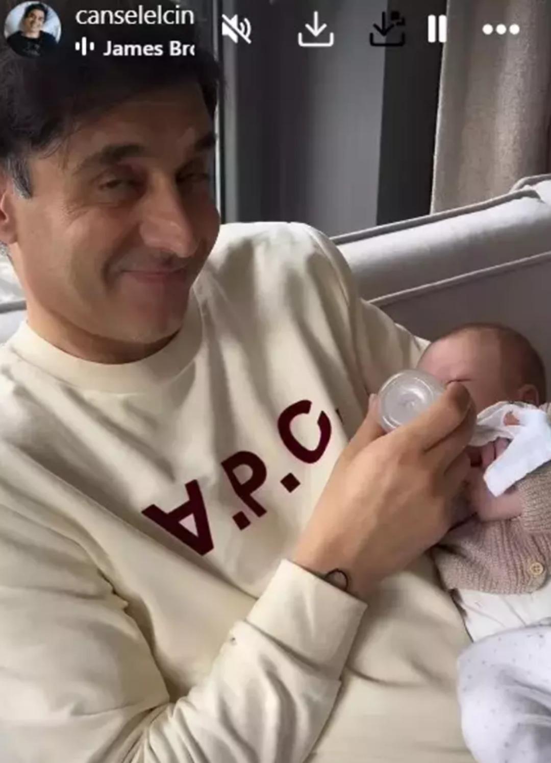 Cansel Elçin 40 günlük oğlu Atlas ile poz verdi! Beğeni yağdı 1