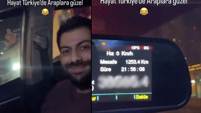 Yedirdi, içirdi, otel bile ayarladı! Arap müşteri taksiciyle 21 saat yolculuk yaptı:  Hayat Türkiye'de Araplara güzel