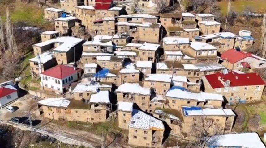 Hizan ilçesinin doğal güzellikleri havadan görüntülendi