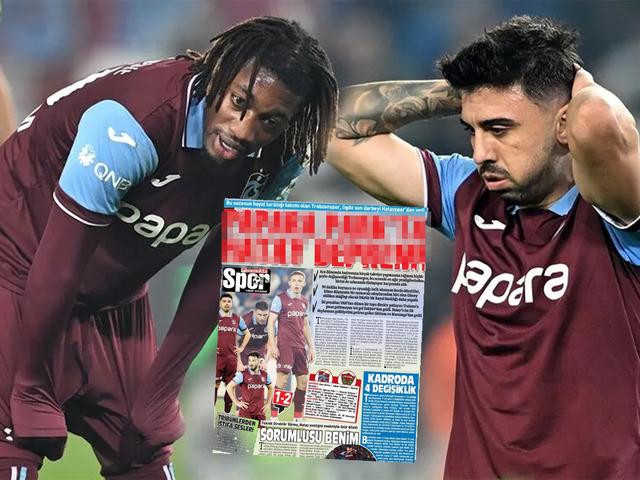 Bu kadarına da pes! Trabzonspor'un Hatayspor yenilgisi sonrası skandal manşet...