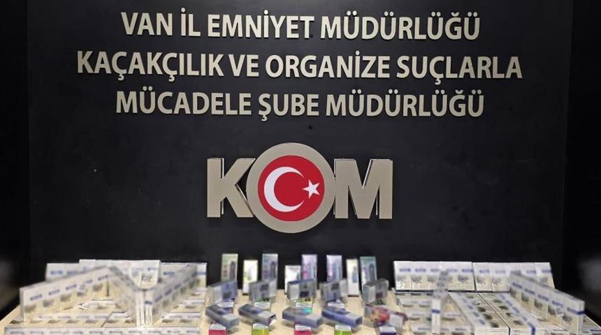 Van’da çok sayıda gümrük kaçağı malzeme ele geçirildi