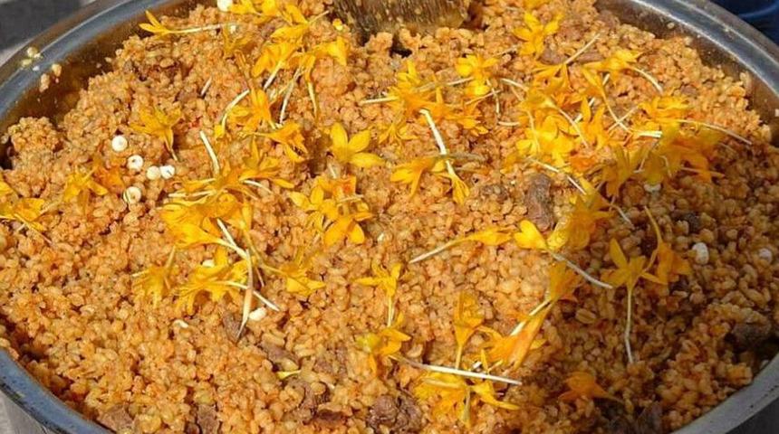 Baharın müjdesi: Çiğdem pilavının geleneksel tarifi...