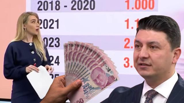 Emekli ikramiyesinde 4 bin TL konuşulurken çarpıcı çıkış yaptı 'Daha fazla' deyince sunucu şaşırdı! Rakam verdi