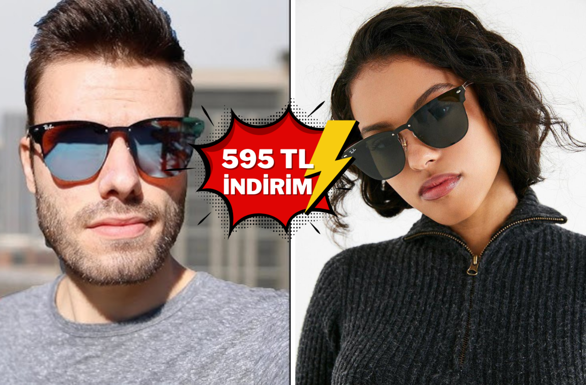 Fiyatı 3 bin 375 TL'ye düştü! Ray-Ban Blaze Clubmaster Güneş Gözlüğü'ndeki indirimi kaçırmayın