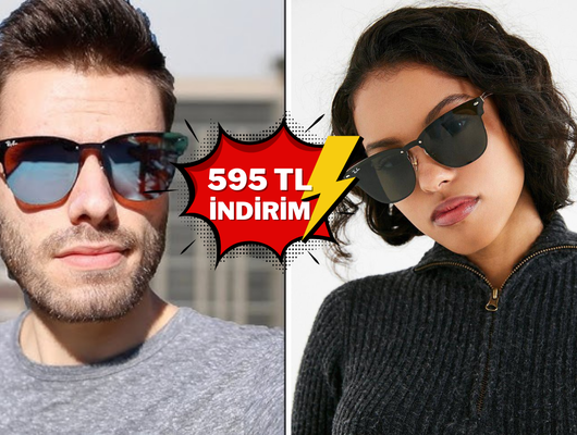 Yeni sezona havalı giriş yapın! Ray-Ban Blaze Clubmaster indirimde