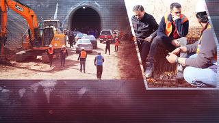 Son dakika | Hızlı tren şantiyesinde kahreden olay! Düşen kaya parçalarından kaçamadılar: 1 ölü 1 yaralı