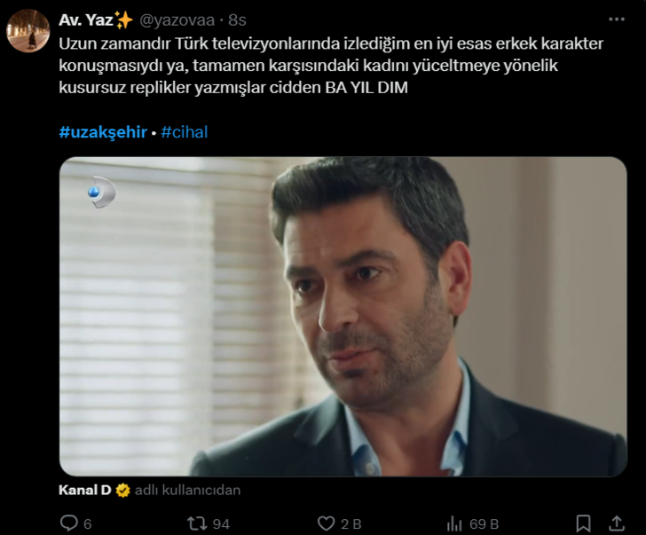 Uzak Şehir'in 17. bölümünde neler oldu? Cihan'ın boşanma davasındaki ilan-ı aşkı sosyal medyayı yıktı geçti G1