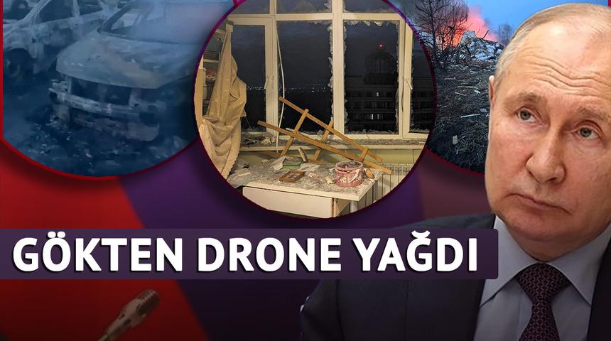 Savaşın başından beri en büyük saldırı: Ukrayna, başkent Moskova'ya gökten drone yağdırdı