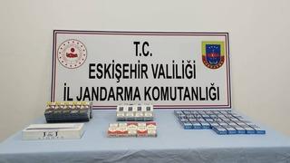 Eskişehir'de jandarmadan kaçak sigaralar için düğmeye bastı
