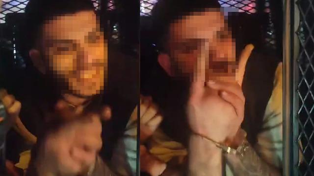 Herkesin gözü önünde polisi eşi ve çocuğuyla tehdit etti! 'Sen devlet değilsin'