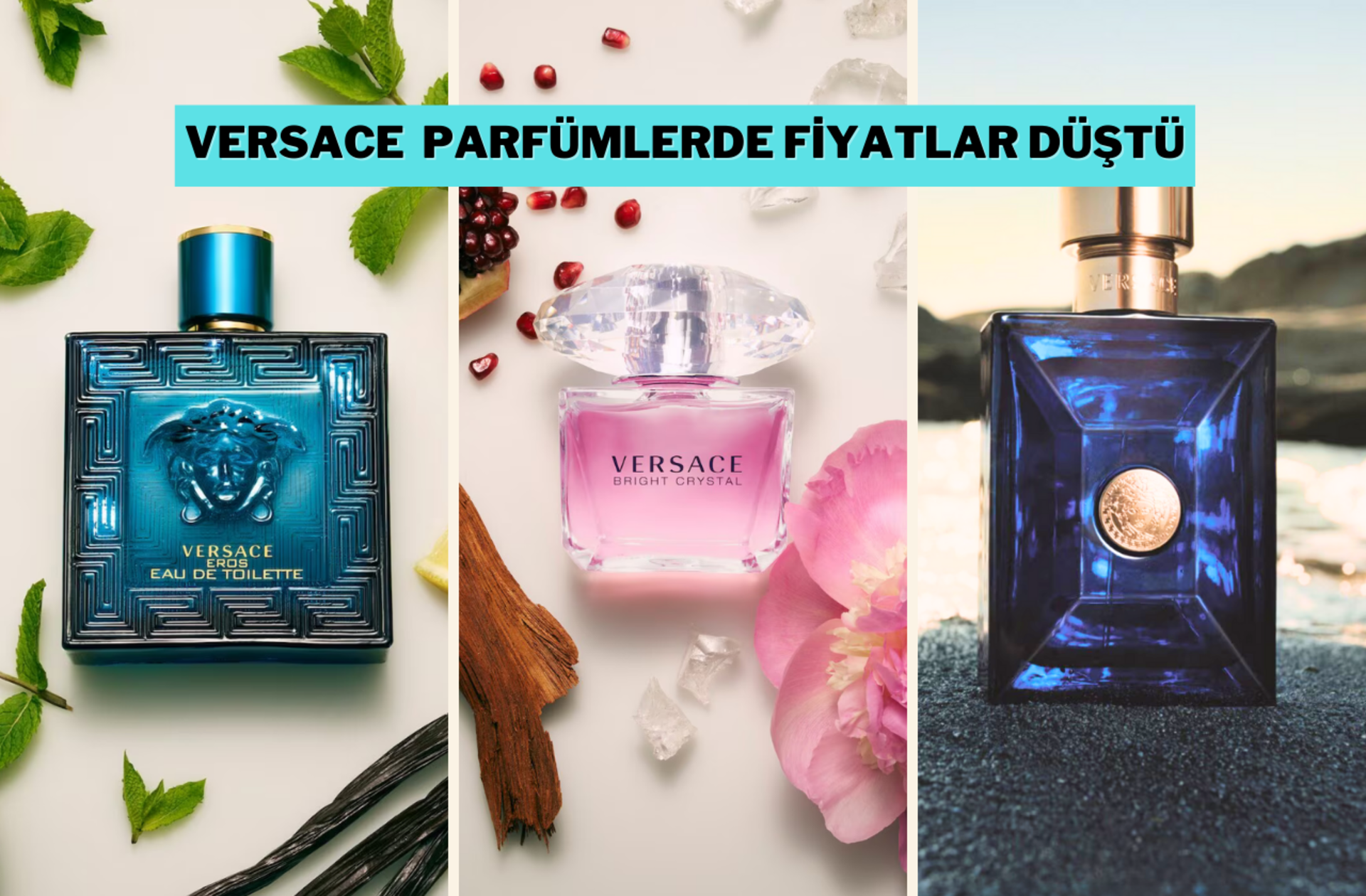 Baharın tazeliğini teninizde hissedin! Versace parfümlerde Bahar Fırsatları başladı