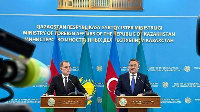 Kazakistan ve Azerbaycan'dan, Hazar Denizi'nden taşınan yük hacmini 10 milyon tona çıkarma hedefi