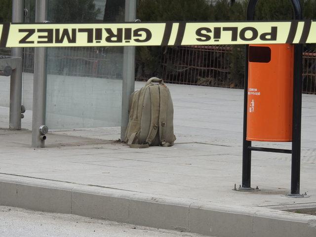 Fünyeyla patlatılan şüpheli çantadan bıçak ve bisküvi çıktı