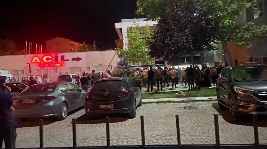 Akçadağ’da elektrik akımına kapılan işçi yaralandı