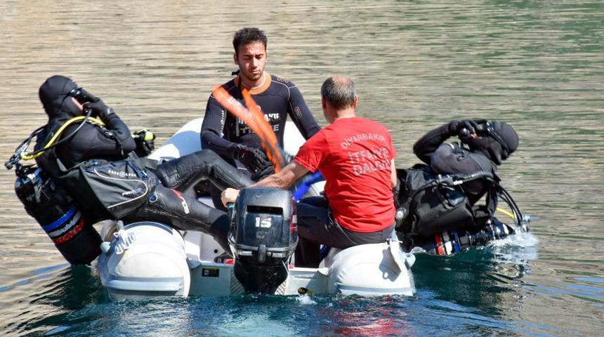 Dicle Barajı’nda arama kurtarma tatbikatı