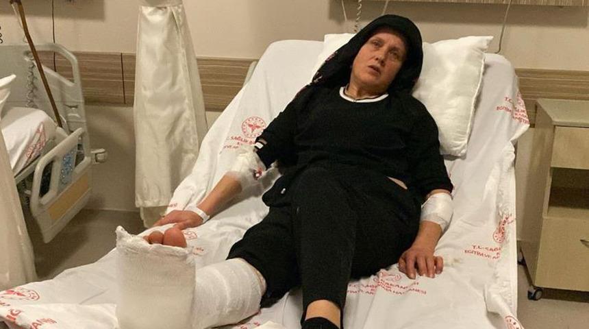 3 köpeğin saldırısına uğrayan kadın yaralandı