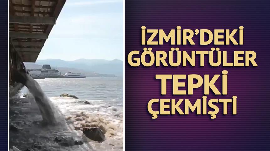 İzmir Körfezi'ndeki görüntüler gündem yaratmıştı! İZSU'ya 3.3 milyon TL'lik 'atık su' cezası