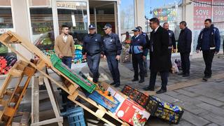 Kaldırım işgalleri sonrası ekipler harekete geçti