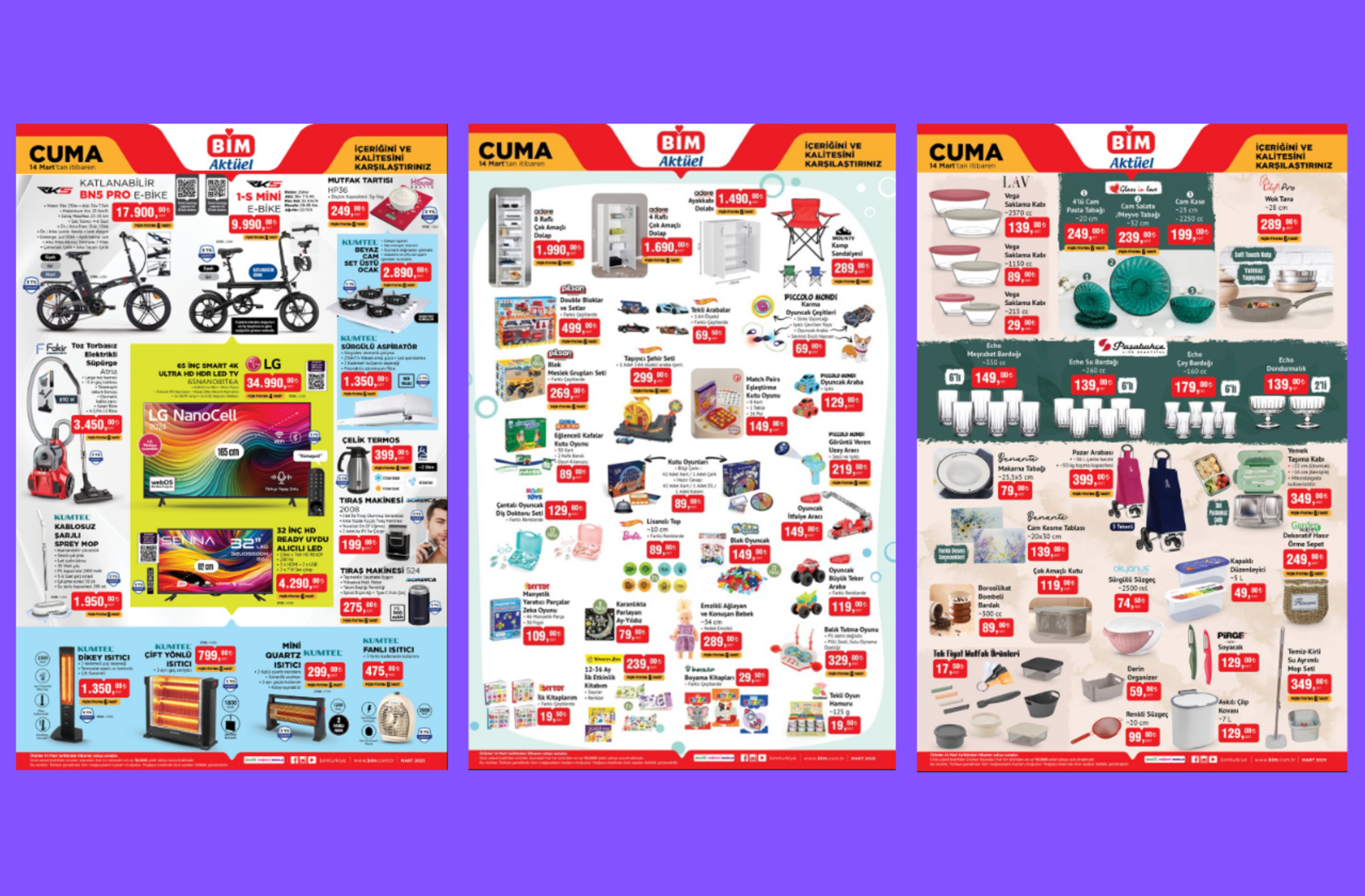 BİM'e LG akıllı televizyon geliyor! 14 Mart 2025 BİM Aktüel Kataloğu burada