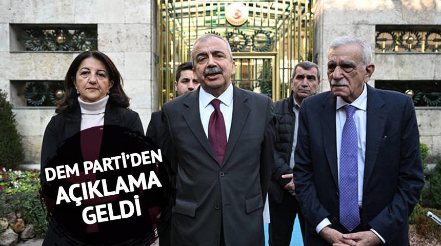 SON DAKİKA | Cumhurbaşkanı Erdoğan 'yeşil ışık' yakmıştı! DEM Parti randevu talebinde bulundu