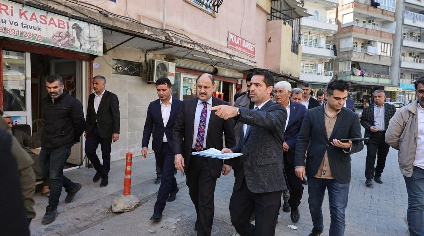 Şanlıurfa'da yol genişletme çalışması! Belediye Başkanı Gülpınar yerinde inceledi 