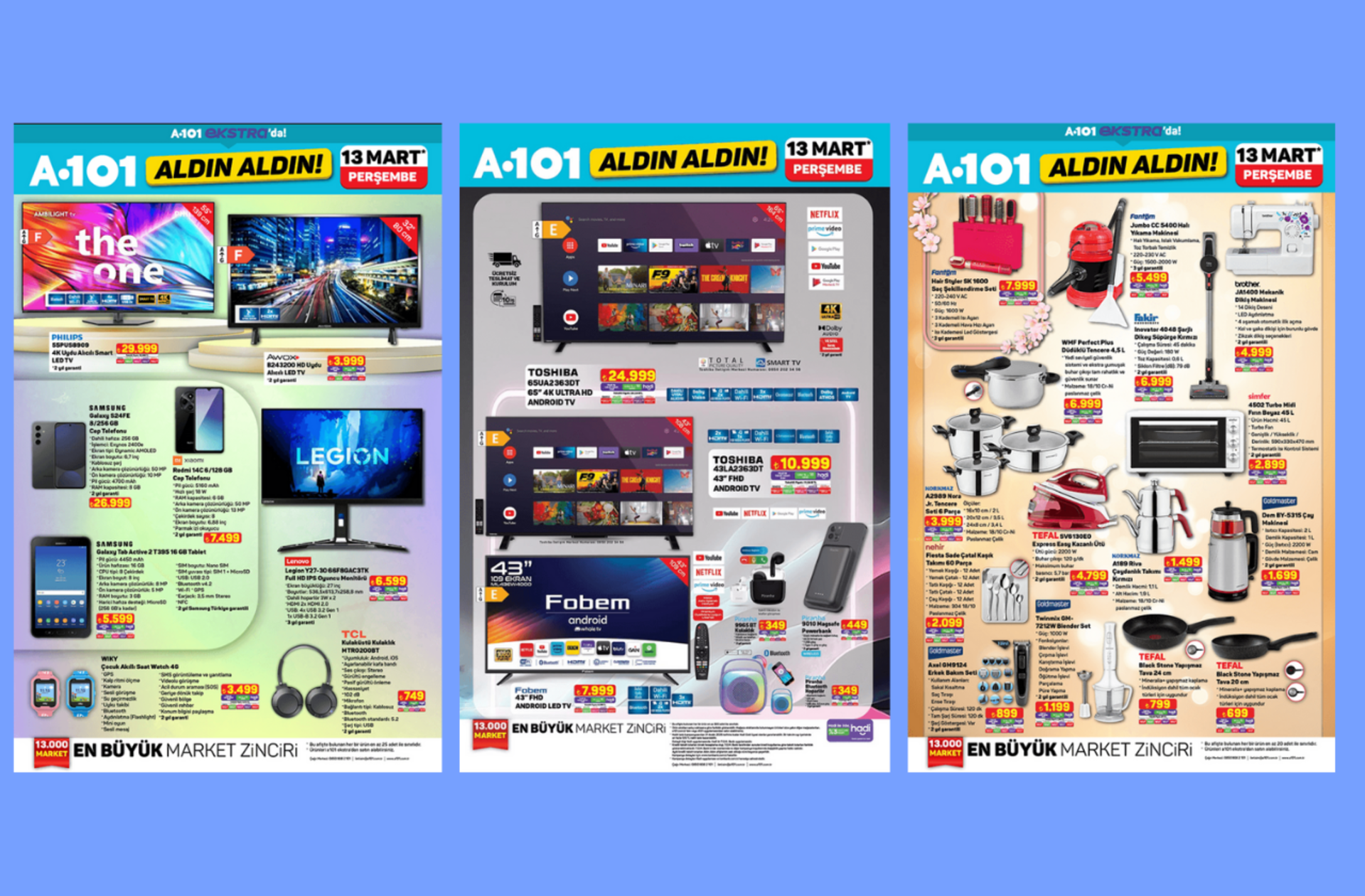 A101'e Samsung Galaxy S24FE cep telefonu geliyor! İşte 13  Mart 2025 A101 Aldın Aldın Kataloğu