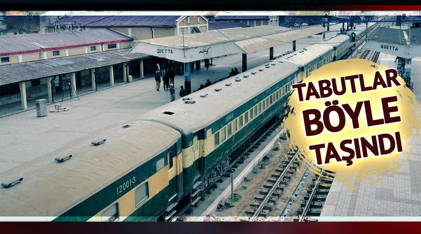 Tren dolusu ceset! D&uuml;nya t&uuml;neldeki kanlı pusuyu konuşuyordu: Pakistan'da y&uuml;zlerce rehine kurtarıldı, tabutlar b&ouml;yle taşındı