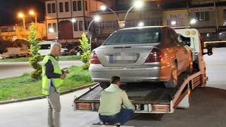  Attığı drift pahalıya patladı! Hem aracından hem ehliyetinden oldu