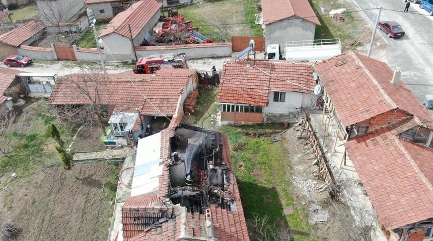 Eskişehir'de korkutan yangın