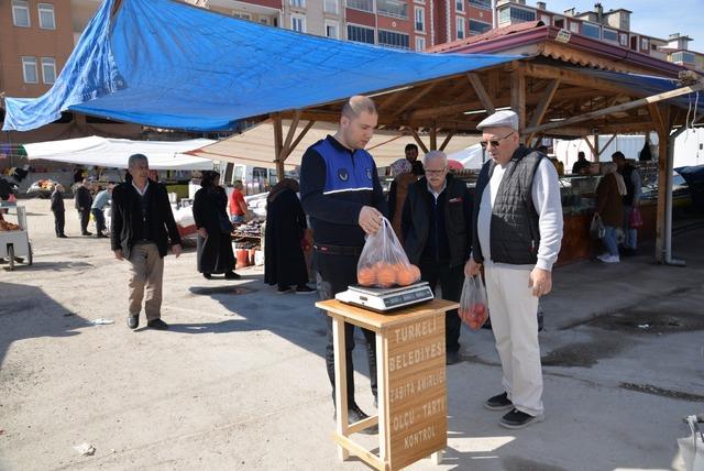 Türkeli'de pazara 'tartı kontrol noktası'