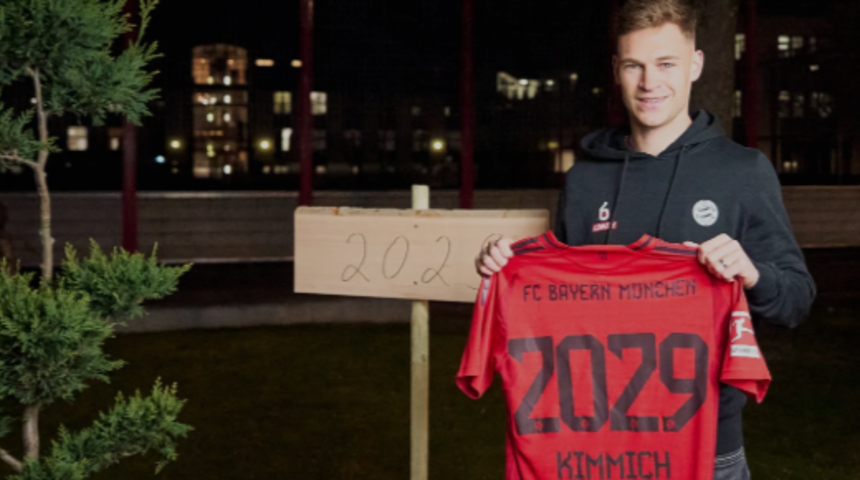 Bayern Münih, Joshua Kimmich ile sözleşme uzattı