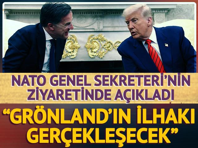  Trump, NATO Genel Sekreteri Rutte'nin ziyaretinde açıkladı: "Grönland'ın ilhakı gerçekleşecek"