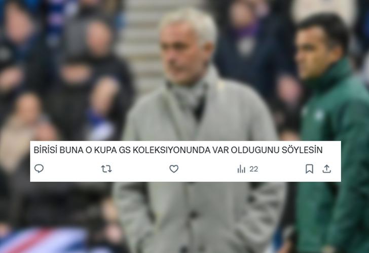 Jose Mourinho maç sonunda Galatasaray'ı hedef aldı! Sosyal medyada taraftarlar tepki gösteriyor... G1