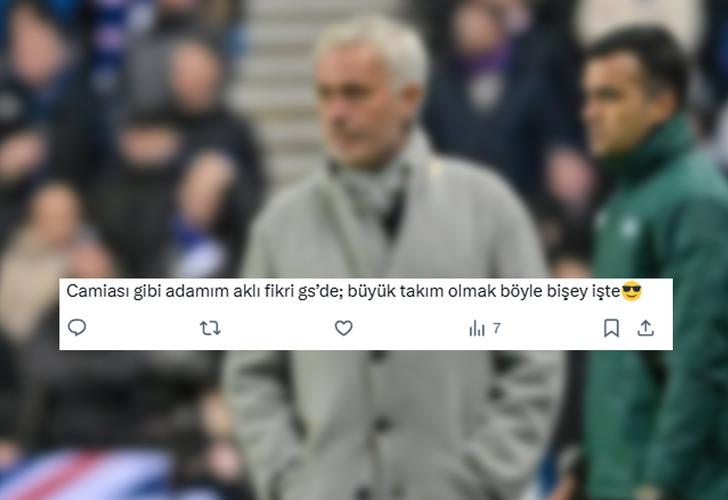 Jose Mourinho maç sonunda Galatasaray'ı hedef aldı! Sosyal medyada taraftarlar tepki gösteriyor... G5