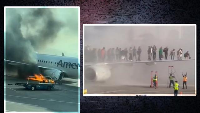 Yolcular uçağın kanadına dizildi! Hayatlarının kabusunu yaşadılar: ABD'de dehşete düşüren görüntüler