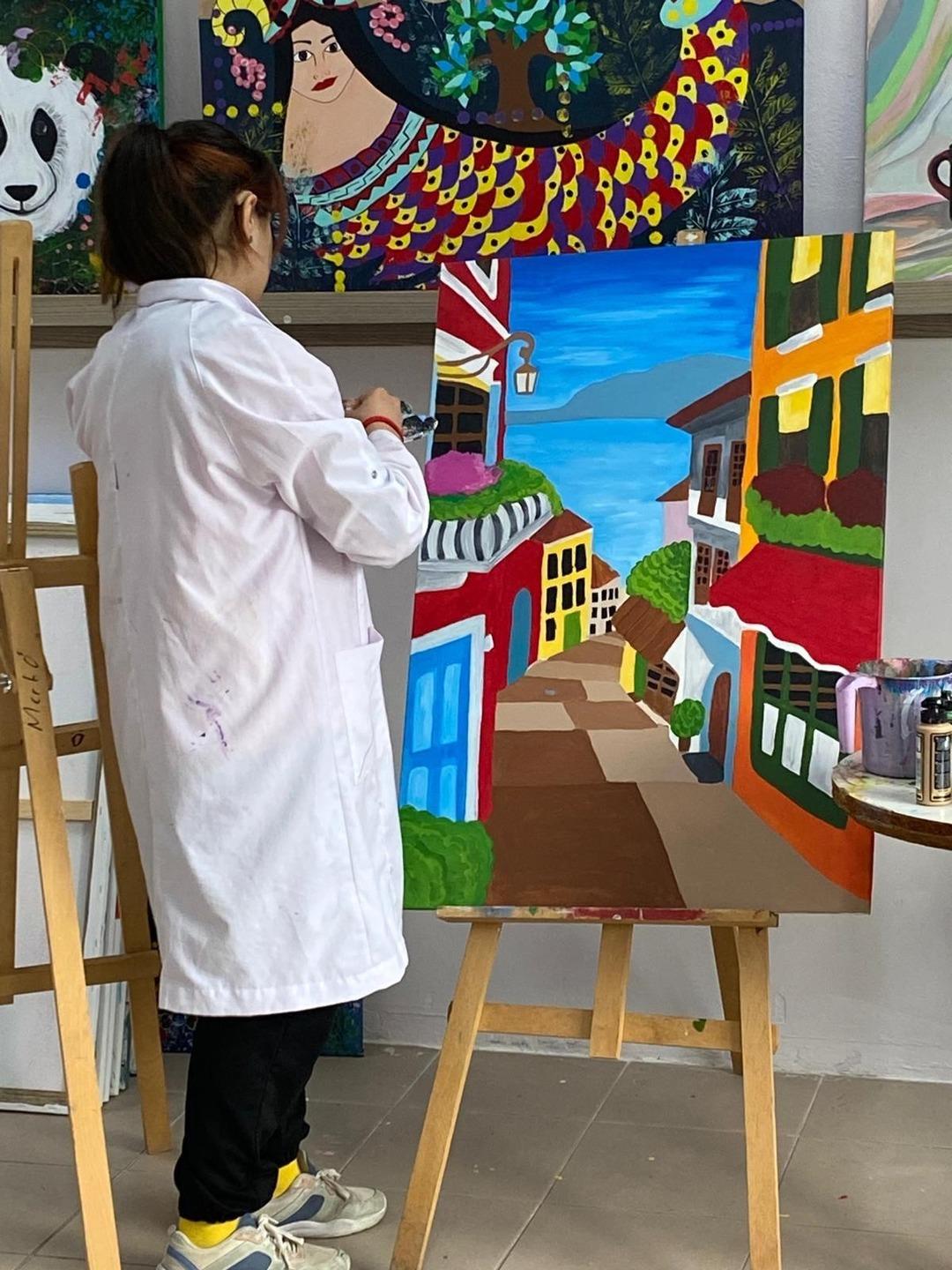 Sessiz dünyalara sanat dokunuşu… İşitme engelli öğrencilerin başarısı:  "Sınırsız hayal güçlerini yansıtıyorlar"  5