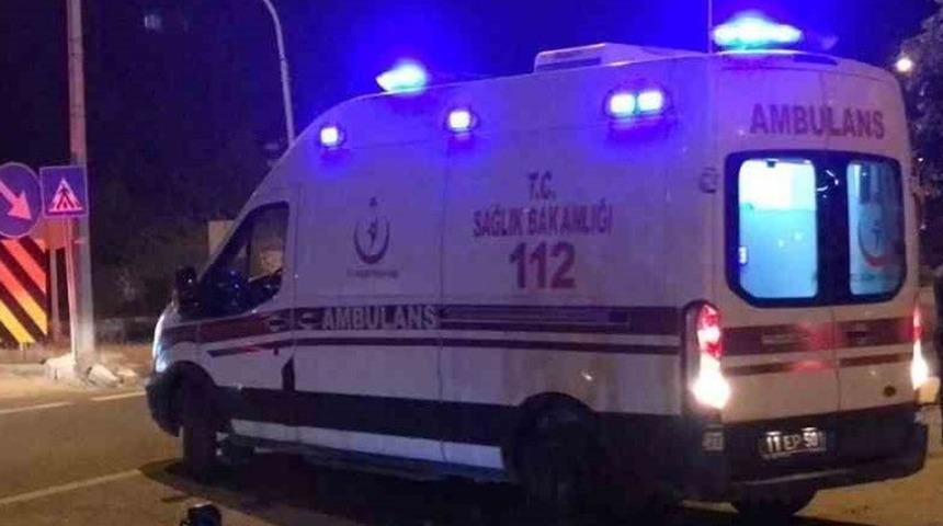 Küçük Sanayi Sitesi'nde yaşanan trafik kazasında 1 kişi yaralandı