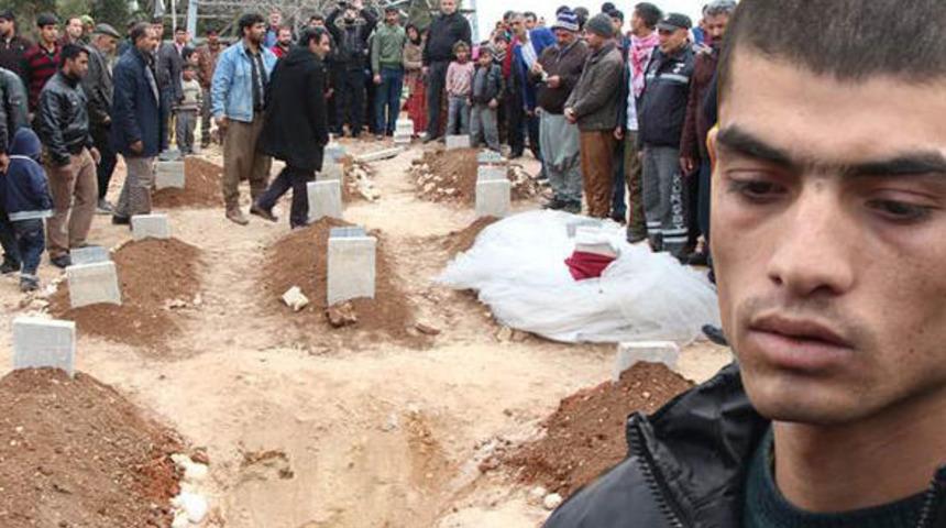 Eşini, 2 oğlunu, 5 kardeşini ve annesini aynı gün toprağa verdi