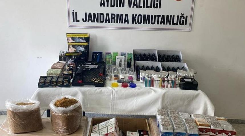 Didim’de 82 bin 760 adet doldurulmuş makaron ele geçirildi