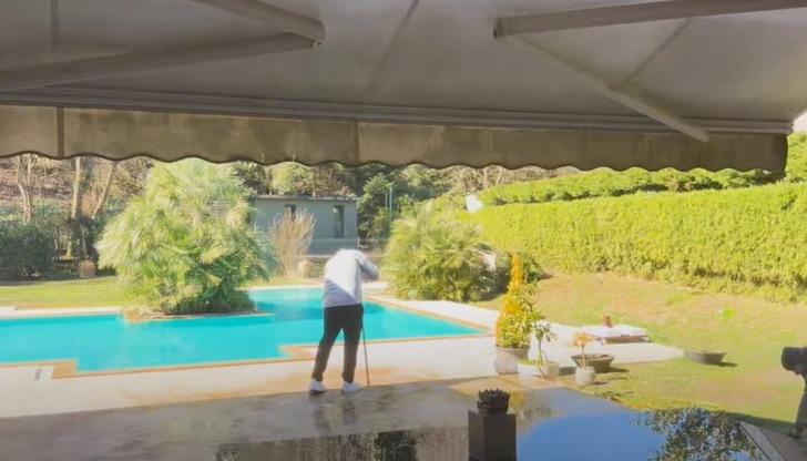 Semiramis Pekkan kız kardeşi Ajda Pekkan'ın ultra lüks villasını gezdirdi! 1,5 dönüm arazi üzerinde... İçinde yok yok  G1