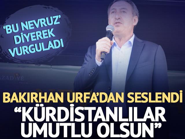 DEM Partili Bakırhan: Kürdistanlılar umutlu olsun