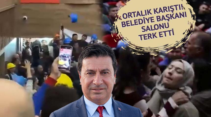 Muğla'daki görüşmede ortalık karıştı! Başkan Ahmet Aras yuhalandı, salonu terk etti: Arbede çıktı
