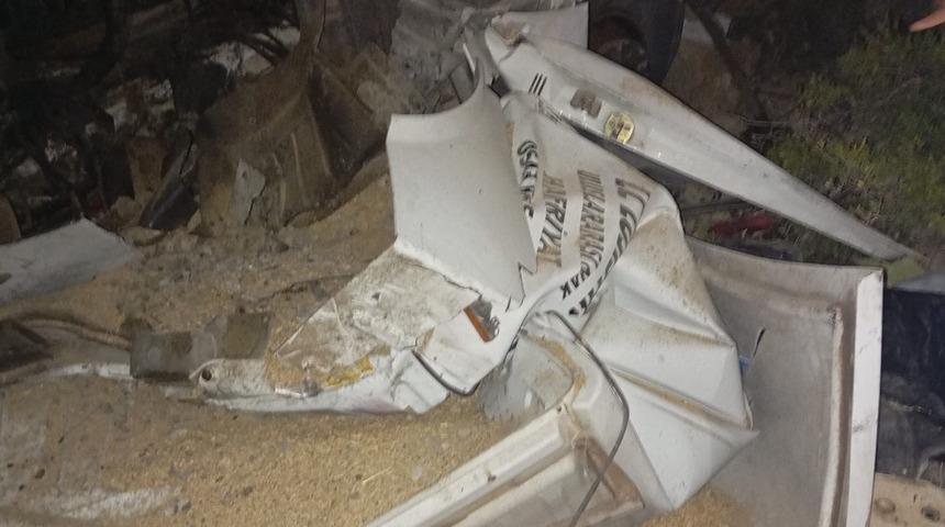 Tarsus'ta otoyol kaçış rampasında kaza! 2 kişi hayatını kaybetti