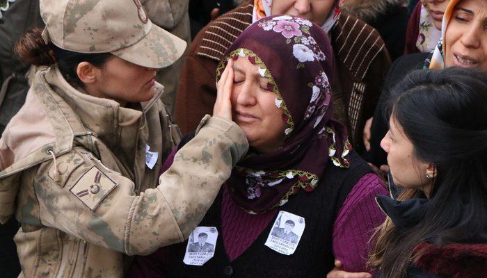 Afrin şehidi Enes Sarıaslan'ı 10 bin kişi uğurladı
